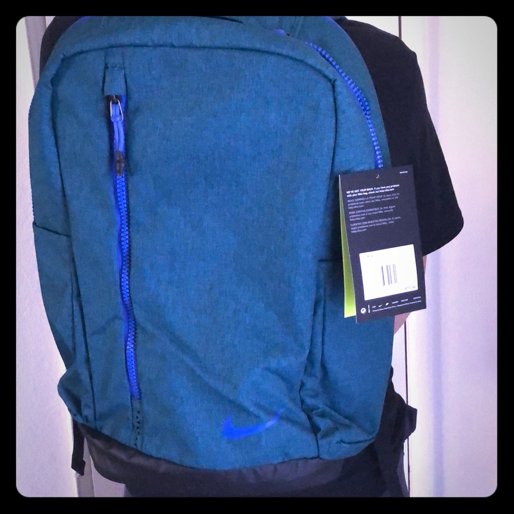 Nike backpack Aqua & Blue unisex NWT Super cool!
